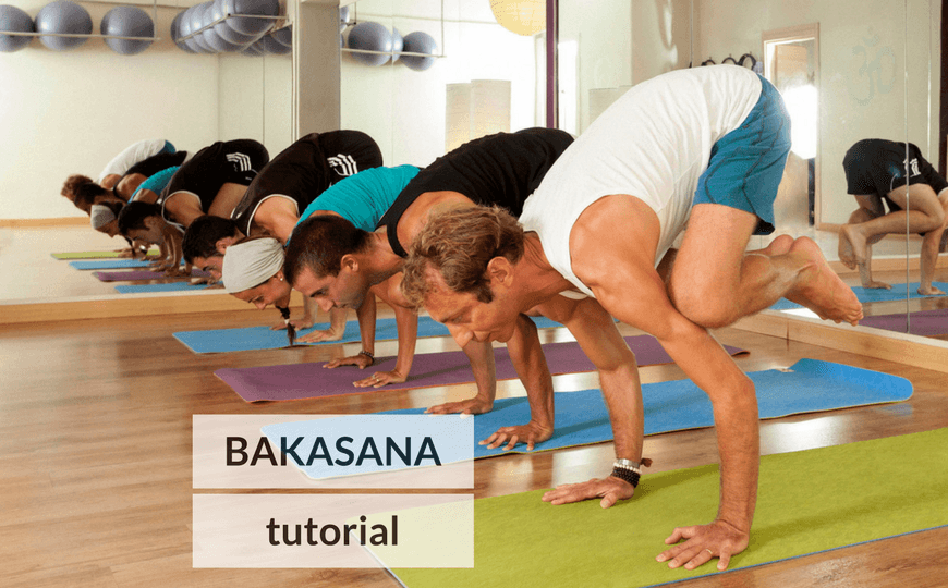 Bakasana, come fare la posizione del corvo